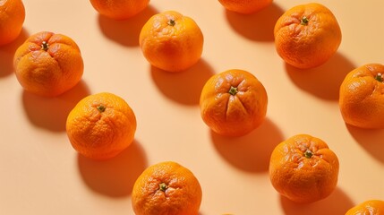 Group of Oranges on Table