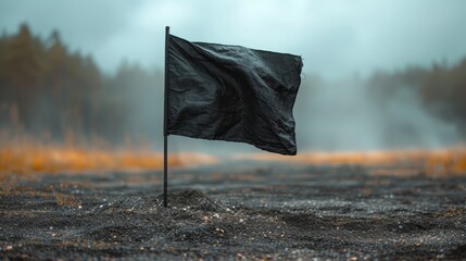 Small black flag