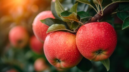 Obraz premium Branches of apples