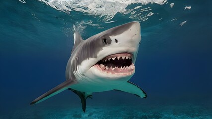 Obraz premium great white shark wallpaper