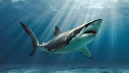 great white shark wallpaper