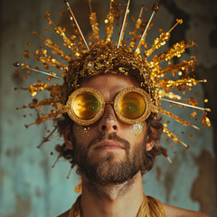 man with glasses