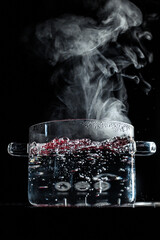 Boiling water