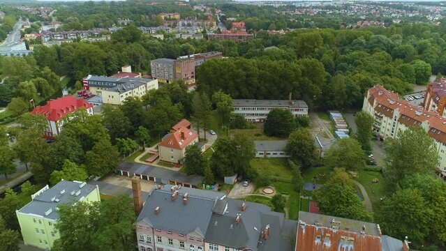 Beautiful Landscape Of Slupsk Krajobraz Aerial View Poland