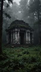 Fototapeta premium archaeological site temple country