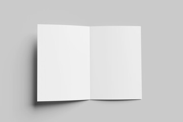 A5 bi-fold brochure mockup