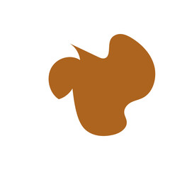 Natural colour abstract shapes decor