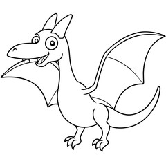 coloring book with dinosaur