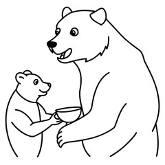 polar bear cartoon