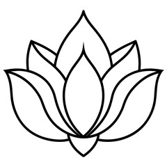 abstract flower tattoo