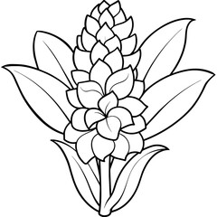 Fototapeta premium illustration of a flower