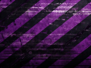 Lavender black grunge diagonal stripes industrial background warning frame, vector grunge texture warn caution, construction, safety background with copy space for photo or text design