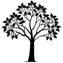 tree with Orange, Vector 