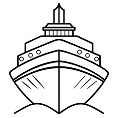 illustration of an ship