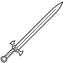 sword vector illustration