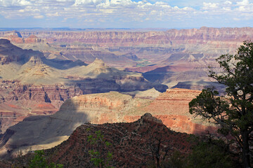 Colors and clouds Grand Canyon National Park