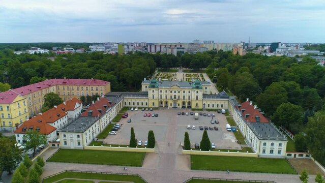 Palac Branickich Bialystok Baroque Palace Aerial View Poland