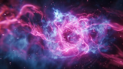 To meet the high energy requirement required in the level 5 civilization known as God civilization,neutron stars collide with a black hole and obtain the energy released from it : Generative AI - obrazy, fototapety, plakaty