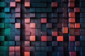 abstract background of squares