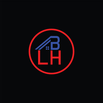 BLH Letter Initial Logo Design Template Vector Illustration