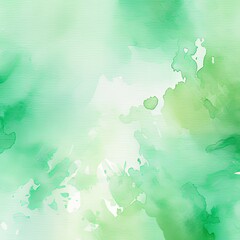 Mint Green watercolor light background natural paper texture abstract watercolur Mint Green pattern splashes aquarelle painting white copy space for banner design, greeting card