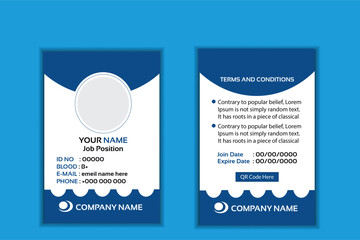 Business man Id card, student id card, police id card, officer id card design 