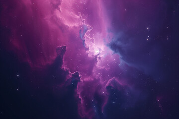Obraz na płótnie Canvas A Glimpse into Infinity Nebula and Stars in Deep Space