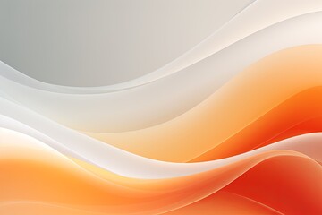 Orange gray white gradient abstract curve wave wavy line background for creative project or design backdrop background - obrazy, fototapety, plakaty