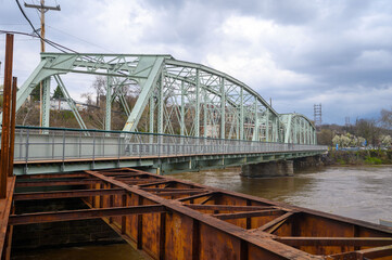 Pencoyd Bridge crossing the Schuylkill River in Philadelphia