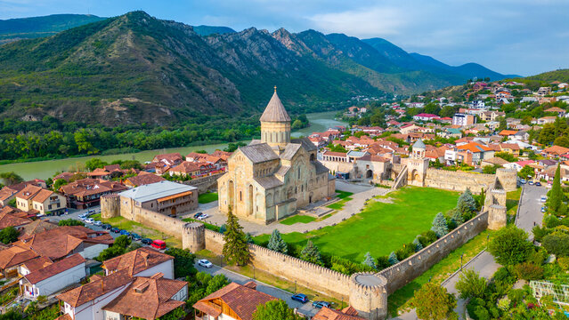 Svetitskhoveli Cathedral at Mtskheta, Georgia