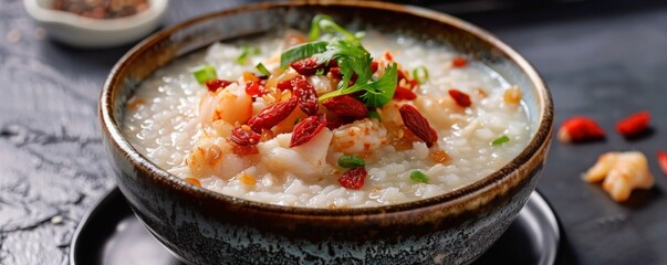 Congee luxurious toppings