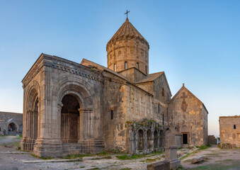 Sunset view of Tatev Monastery in Armenia