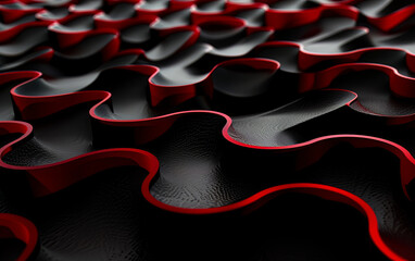 Abstract colourful 3D background. Generated using Midjourney AI (V6)