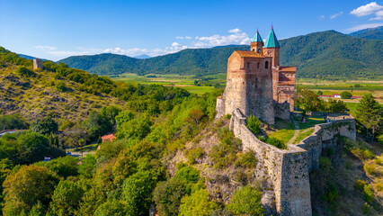 Gremi Church of Archangels and Royal Tower in Georgia © dudlajzov