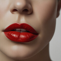 Fototapeta premium Woman's Elegance: Close-Up Fashion and Beauty Shoots. 