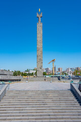 Memorial to the 50th Anniversary of October Revolution in Yerevan, Armenia