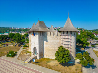 Soroca fortress viewed during a sunny summer day in Moldova