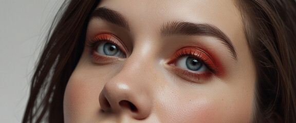 Fototapeta premium Woman's Elegance: Close-Up Fashion and Beauty Shoots. 