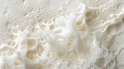 Soap foam texture. White bubbles background