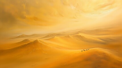 Fototapeta na wymiar Mystical Desert Journey./n