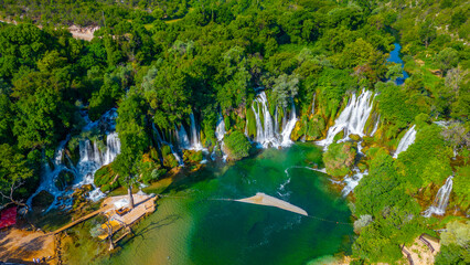 Kravica waterfall in Bosnia and Herzegovina