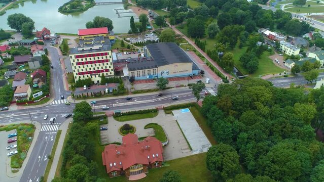 Landscape Arcadia Lagoon Suwalki Zalew Arkadia Aerial View Poland