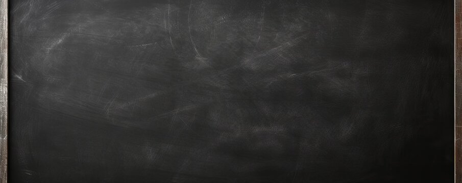 Silver blackboard or chalkboard background with texture of chalk school education board concept, dark wall backdrop or learning concept with copy space blank for design photo text or product 