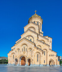 Obraz premium Holy Trinity Cathedral of Tbilisi in Georgia