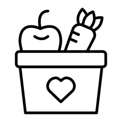 Nutrition Line Icon