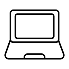 Laptop Line Icon