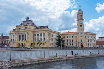 Piata Unirii square in Romanian town Oradea