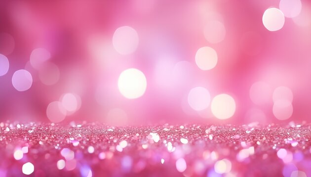 pink light glowing glittering
