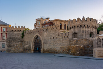Fortification of Icherisheher part of Baku, Azerbaijan