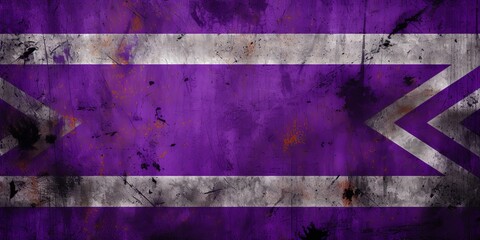 Violet black grunge diagonal stripes industrial background warning frame, vector grunge texture warn caution, construction, safety background with copy space for photo or text design